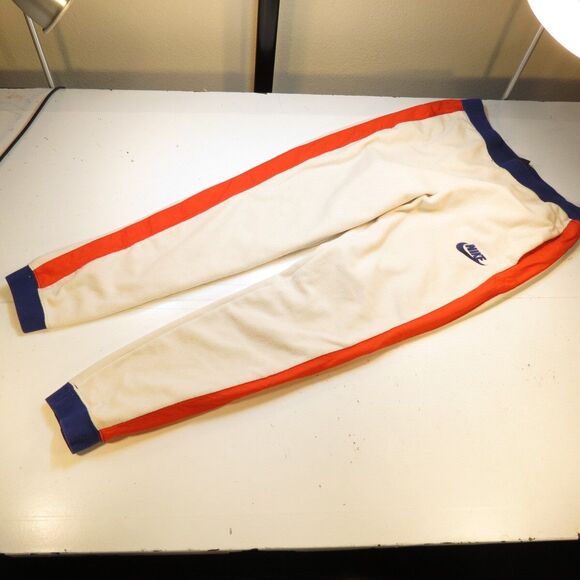 NIKE Womens Sz M FURRY Retro Athletic Streetwear Fleece Sweatpants - Picture 3 of 4